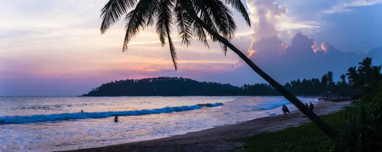 bentota, strand in sri lanka